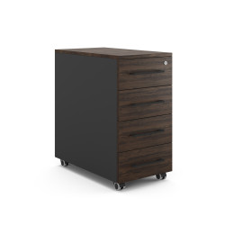Тумба мобильная Kobor TМ4-40/50 black/charlston