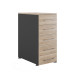 Тумба приставная Kobor TS5-40/80 black/natural Тумба приставная Kobor TS5-40/80 black/natural
