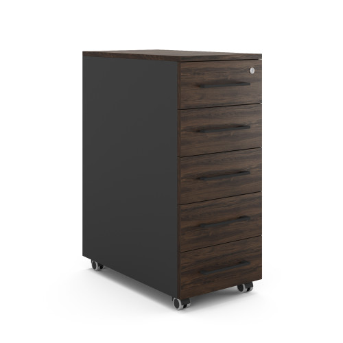 Тумба мобильная Kobor TМ5-40/70 black/charlston