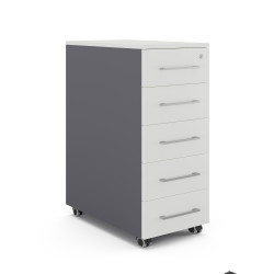 Тумба мобильная Kobor TМ5-40/80 graphite/premium Тумба мобильная Kobor TМ5-40/80 graphite/premium