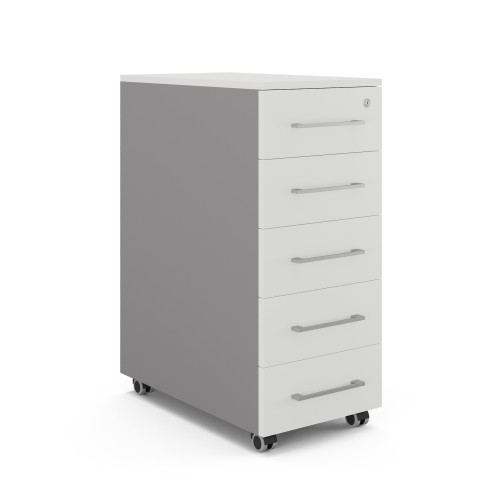 Тумба мобильная Kobor TМ5-40/50 aluminum/premium