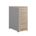 Тумба приставная Kobor TS5-40/70 aluminum/natural Тумба приставная Kobor TS5-40/70 aluminum/natural