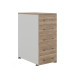 Тумба приставная Kobor TS5-40/50 white/natural Тумба приставная Kobor TS5-40/50 white/natural