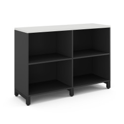 Шкаф открытый Kobor HO/2-120/40/M black/premium