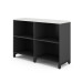 Шкаф открытый Kobor HO/2-120/60/M black/premium
