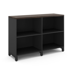 Шкаф открытый Kobor HO/2-120/40/M black/charlston