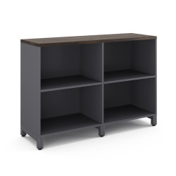 Шкаф открытый Kobor HO/2-120/60/M graphite/charlston Шкаф открытый Kobor HO/2-120/60/M graphite/charlston