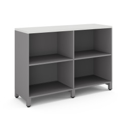 Шкаф открытый Kobor HO/2-120/40/M aluminum/premium