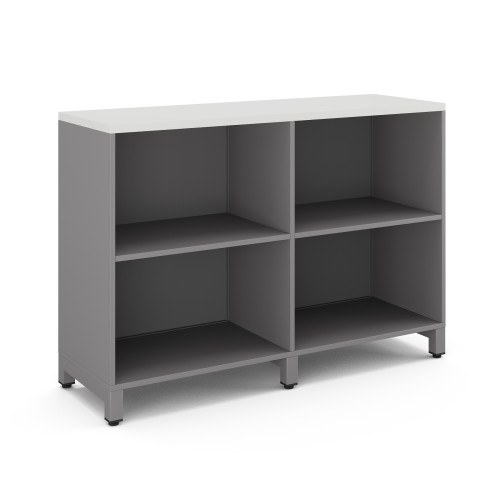 Шкаф открытый Kobor HO/2-120/40/M aluminum/premium