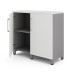 Шкаф распашной Kobor HR/2-90/40/M aluminum/premium Шкаф распашной Kobor HR/2-90/40/M aluminum/premium