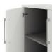 Шкаф распашной Kobor HR/2-90/40/M aluminum/premium Шкаф распашной Kobor HR/2-90/40/M aluminum/premium