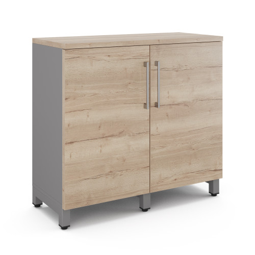 Шкаф распашной Kobor HR/2-90/40/M aluminum/natural Шкаф распашной Kobor HR/2-90/40/M aluminum/natural