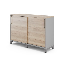 Шкаф-купе Kobor HK/2-120/60/M aluminum/natural Шкаф-купе Kobor HK/2-120/60/M aluminum/natural