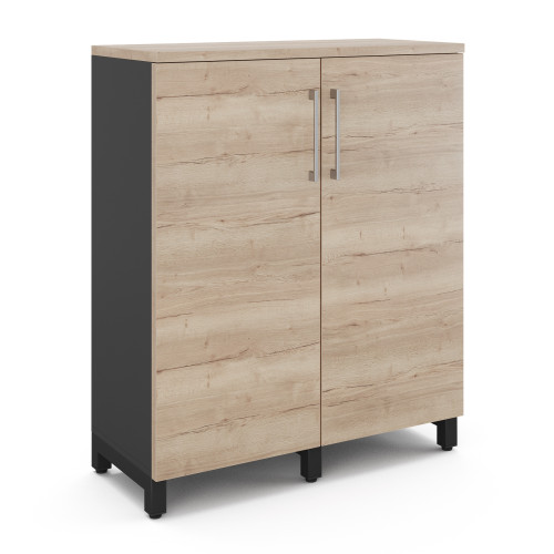 Шкаф распашной Kobor HR/3-90/40/M black/natural