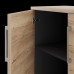 Шкаф распашной Kobor HR/3-90/40/M black/natural
