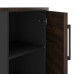 Шкаф распашной Kobor HR/3-45/40/M black/charlston