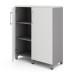 Шкаф распашной Kobor HR/3-90/40/M aluminum/premium Шкаф распашной Kobor HR/3-90/40/M aluminum/premium