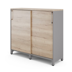 Шкаф-купе Kobor HK/3-120/60/M aluminum/natural Шкаф-купе Kobor HK/3-120/60/M aluminum/natural