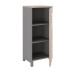 Шкаф распашной Kobor HR/3-45/60/M aluminum/natural