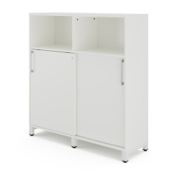 Шкаф открытый Kobor HK/2/1-120/40/M white/premium