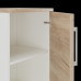 Шкаф распашной Kobor HR/3-45/60/M white/natural