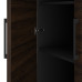 Шкаф распашной Kobor HR/5-90/40/M black/charlston