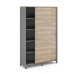 Шкаф-купе Kobor HK/5-120/60/M aluminum/natural Шкаф-купе Kobor HK/5-120/60/M aluminum/natural