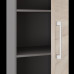 Шкаф распашной Kobor HR/5-45/60/M aluminum/natural