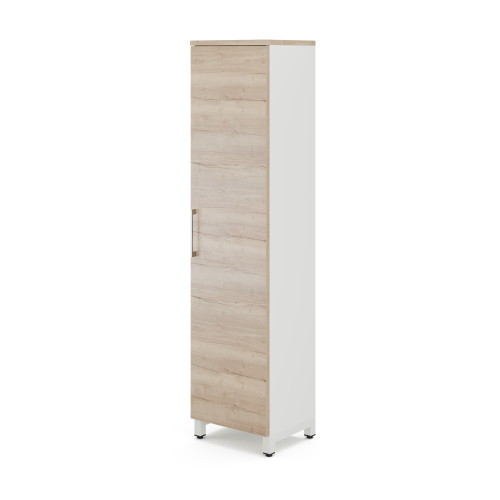 Шкаф распашной Kobor HR/5-45/60/M white/natural Шкаф распашной Kobor HR/5-45/60/M white/natural