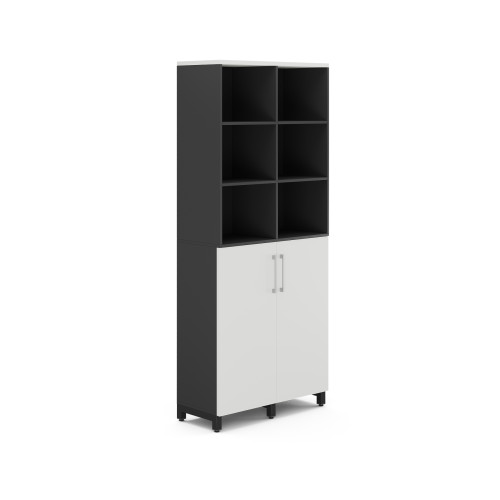 Шкаф распашной Kobor HR/3/3-90/40/M black/premium