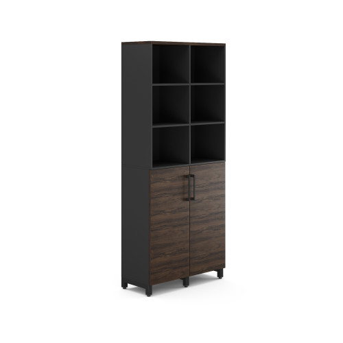 Шкаф распашной Kobor HR/3/3-90/40/M black/charlston Шкаф распашной Kobor HR/3/3-90/40/M black/charlston