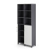 Шкаф распашной Kobor HR/3/3-90/40/M graphite/premium