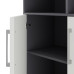 Шкаф распашной Kobor HR/3/3-90/60/M graphite/premium Шкаф распашной Kobor HR/3/3-90/60/M graphite/premium