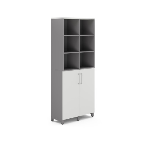 Шкаф распашной Kobor HR/3/3-90/60/M aluminum/premium