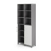 Шкаф распашной Kobor HR/3/3-90/60/M aluminum/premium
