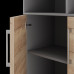 Шкаф распашной Kobor HR/3/3-90/40/M aluminum/natural Шкаф распашной Kobor HR/3/3-90/40/M aluminum/natural