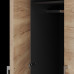 Гардероб распашной Kobor HRG-90/40/M black/natural