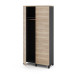 Гардероб распашной Kobor HRG-90/40/M black/natural