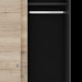 Гардероб-купе Kobor HG-120/40/M black/natural