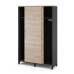 Гардероб-купе Kobor HG-120/40/M black/natural
