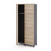 Гардероб распашной Kobor HRG-90/40/M graphite/natural Гардероб распашной Kobor HRG-90/40/M graphite/natural
