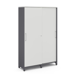 Гардероб-купе Kobor HG-120/40/M graphite/premium
