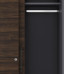 Гардероб-купе Kobor HG-120/60/M graphite/charlston