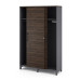 Гардероб-купе Kobor HG-120/60/M graphite/charlston