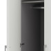 Гардероб распашной Kobor HRG-90/60/M aluminum/premium