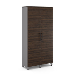 Гардероб распашной Kobor HRG-90/40/M aluminum/charlston