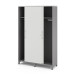 Гардероб-купе Kobor HG-120/60/M aluminum/premium