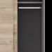 Гардероб-купе Kobor HG-120/40/M aluminum/natural