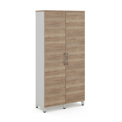 Гардероб распашной Kobor HRG-90/40/M white/natural Гардероб распашной Kobor HRG-90/40/M white/natural