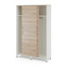Гардероб-купе Kobor HG-120/40/M white/natural
